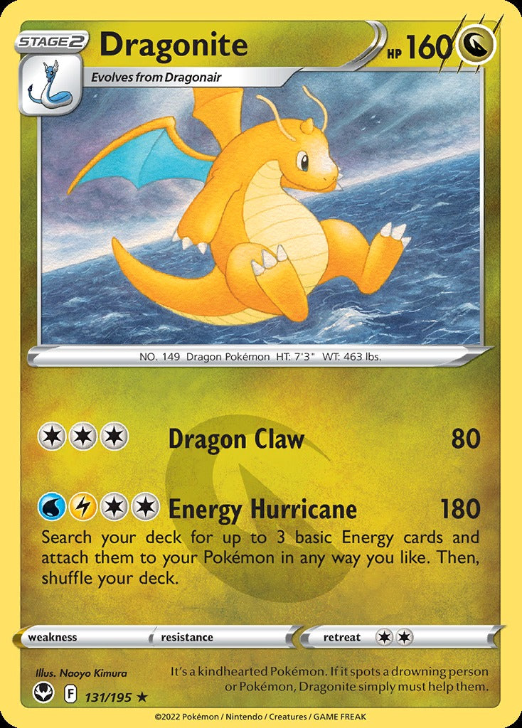 Dragonite-SWSH12: Silver Tempest-Holo Rare-Holofoil