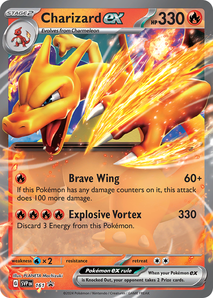 Charizard ex - 161-SV: Scarlet & Violet Promo Cards-Promo-Holofoil