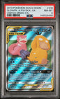 2019 POKEMON SUN & MOON UNIFIED MINDS #218 SLOWPK. & PSYDCK. GX UNIFIED MINDS-FA