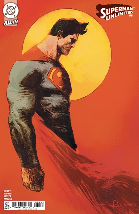 SUPERMAN UNLIMITED #8 CVR E GERARDO ZAFFINO CARD STOCK VAR
