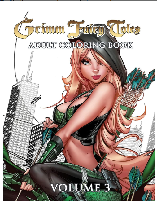Grimm Fairy Tales Adult Coloring Book Volume 3