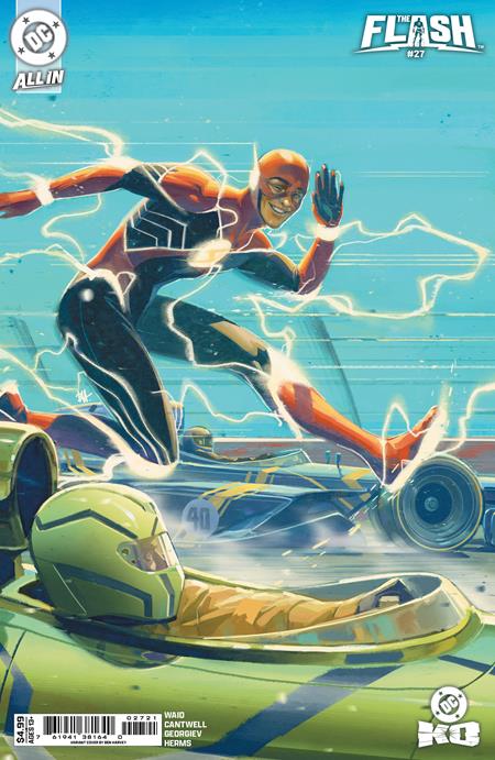 FLASH #27 CVR B BEN HARVEY CARD STOCK VAR (DC K.O.)