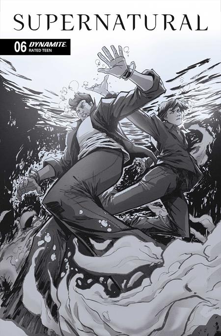 SUPERNATURAL #6 CVR F INC 1:10 DAVID COUSENS LINE ART VAR