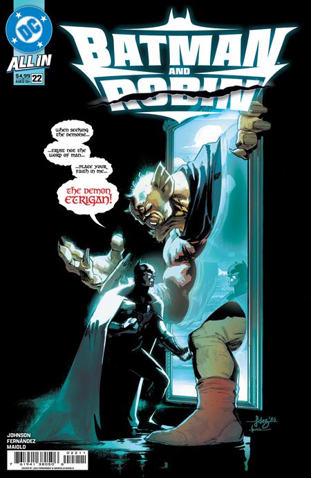 BATMAN AND ROBIN #22 CVR A JAVIER FERNANDEZ