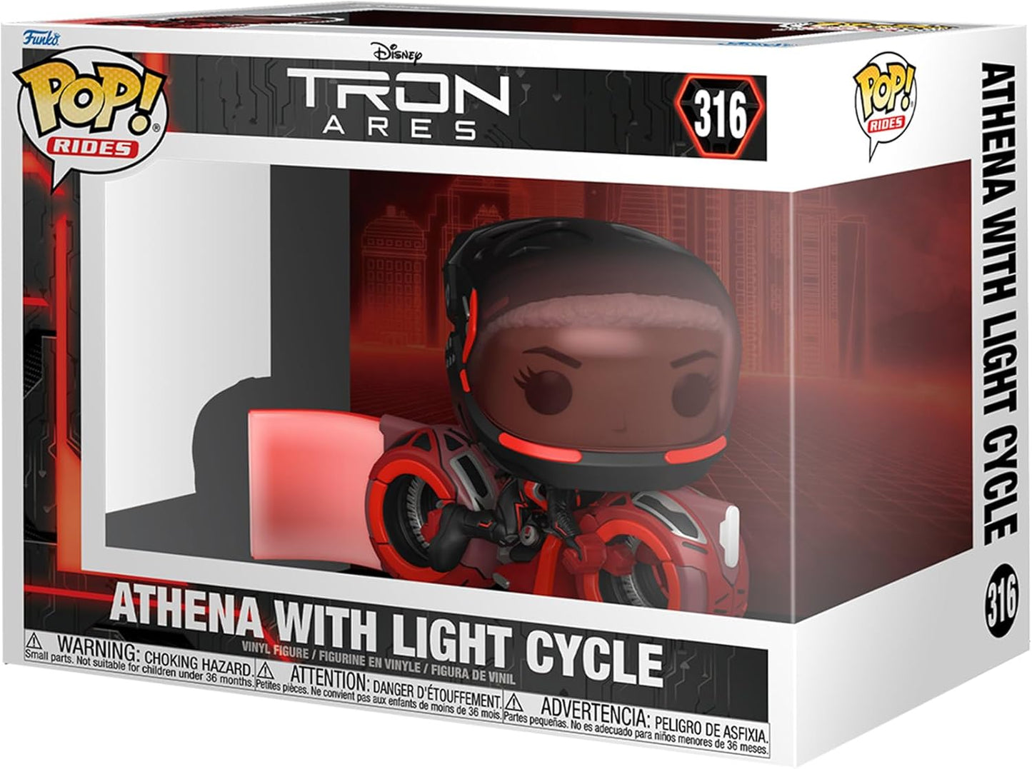 Tron: Ares Athena with Light Cycle Funko Pop! Ride #316