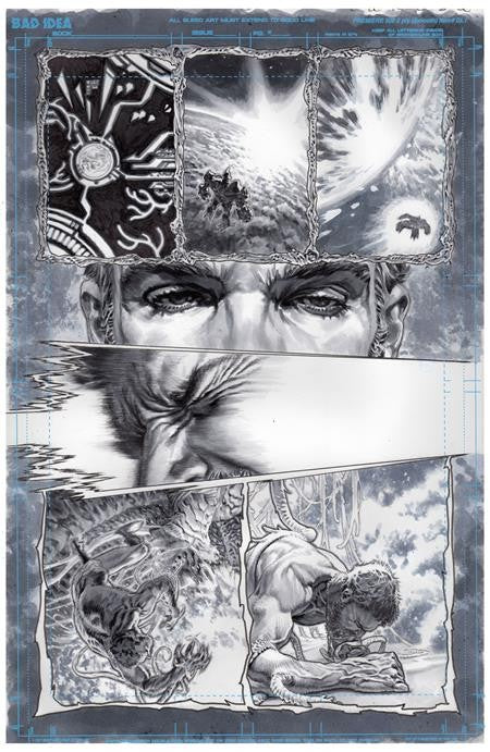 OLYMPUS SAGA MEGALITH #1 (OF 4) CVR ZC LEWIS LAROSA ORIGINAL ART EDITION 26 VAR