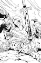 SONJA REBORN #6 CVR L INC 1:7 GREG LAND LINE ART VIRGIN VAR