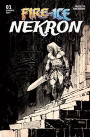 FIRE AND ICE NEKRON #1 (ONE SHOT) CVR F INC 1:10 DAN PANOSIAN LINE ART VAR