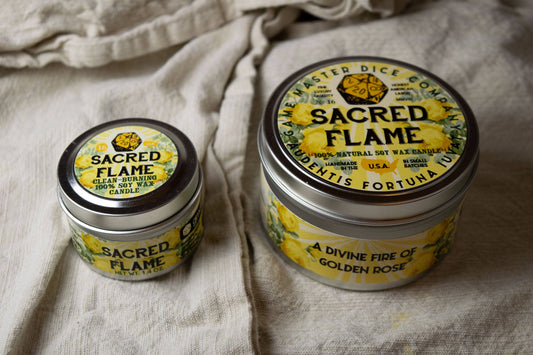 Sacred Flame Gaming Candle: 8oz