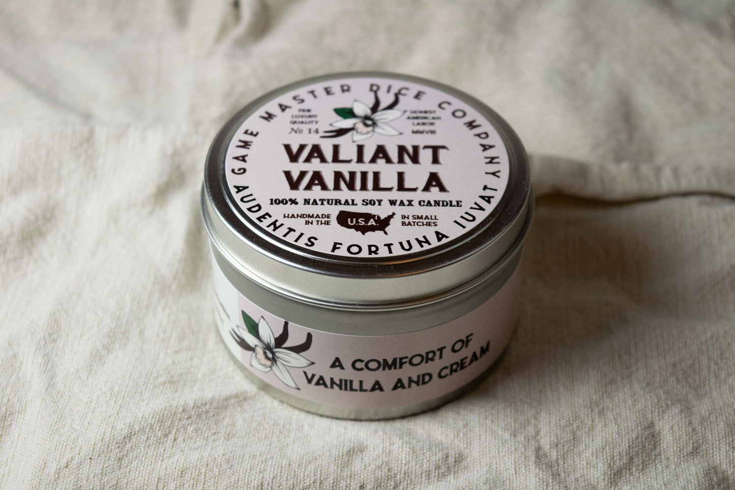 Valiant Vanilla Gaming Candle: 8oz