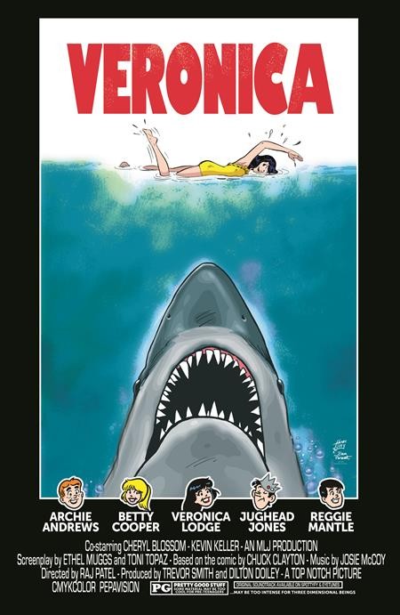 ARCHIES TV LAUGH OUT #79 FACSIMILE EDITION CVR C DAN PARENT ROSARIO TITO PENA VERONICA MOVIE POSTER FOIL VAR
