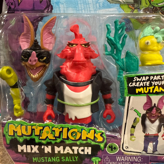 Tales of Teenage Mutant Ninja Turtles Mutations Mix and Match 4.5'' Mustang Sally Basic Action Figure