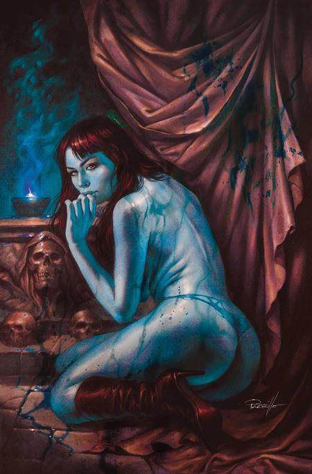 VAMPIRELLA #10 CVR O INC 1:10 LUCIO PARRILLO ULTRAVIOLET VIRGIN FOC BONUS VAR