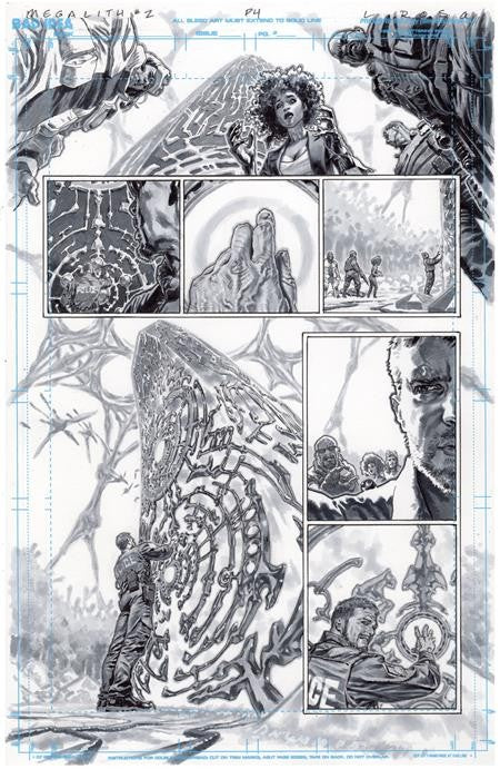 OLYMPUS SAGA MEGALITH #1 (OF 4) CVR X LEWIS LAROSA ORIGINAL ART EDITION 21 VAR