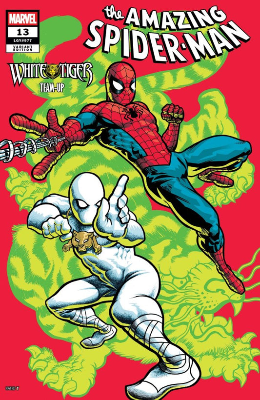 AMAZING SPIDER-MAN #13 J. GONZO WHITE TIGER TEAM-UP VARIANT