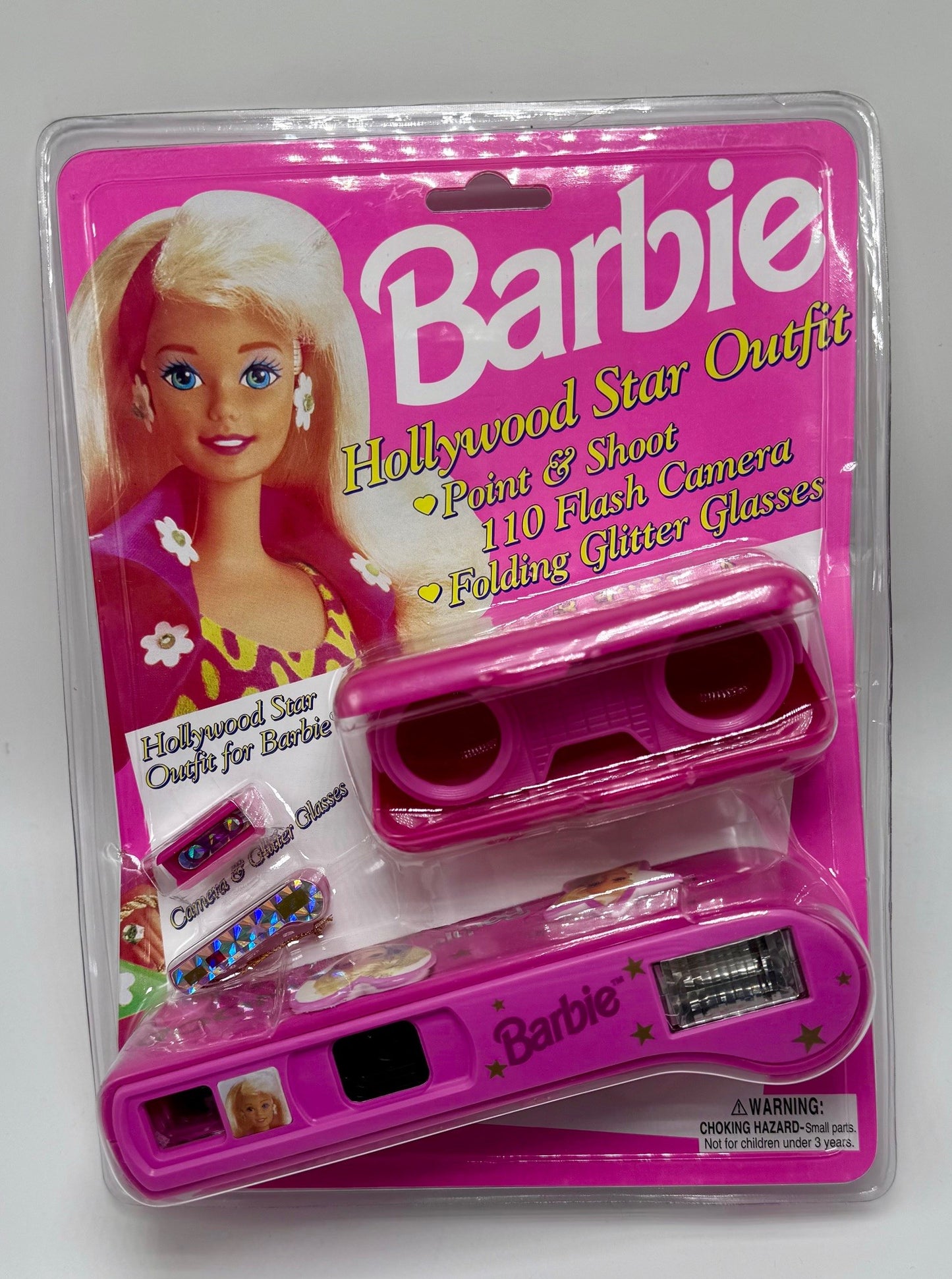 1995 Barbie Hollywood Star Outfit Bundle With Camera And Glitter Glasses