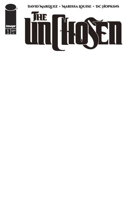 The UnChosen #1 Cover E Blank Variant