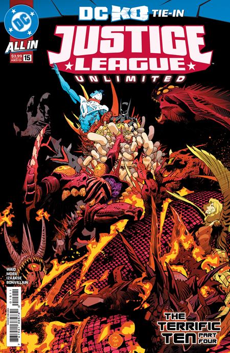 JUSTICE LEAGUE UNLIMITED #15 CVR A DAN MORA (DC K.O.)