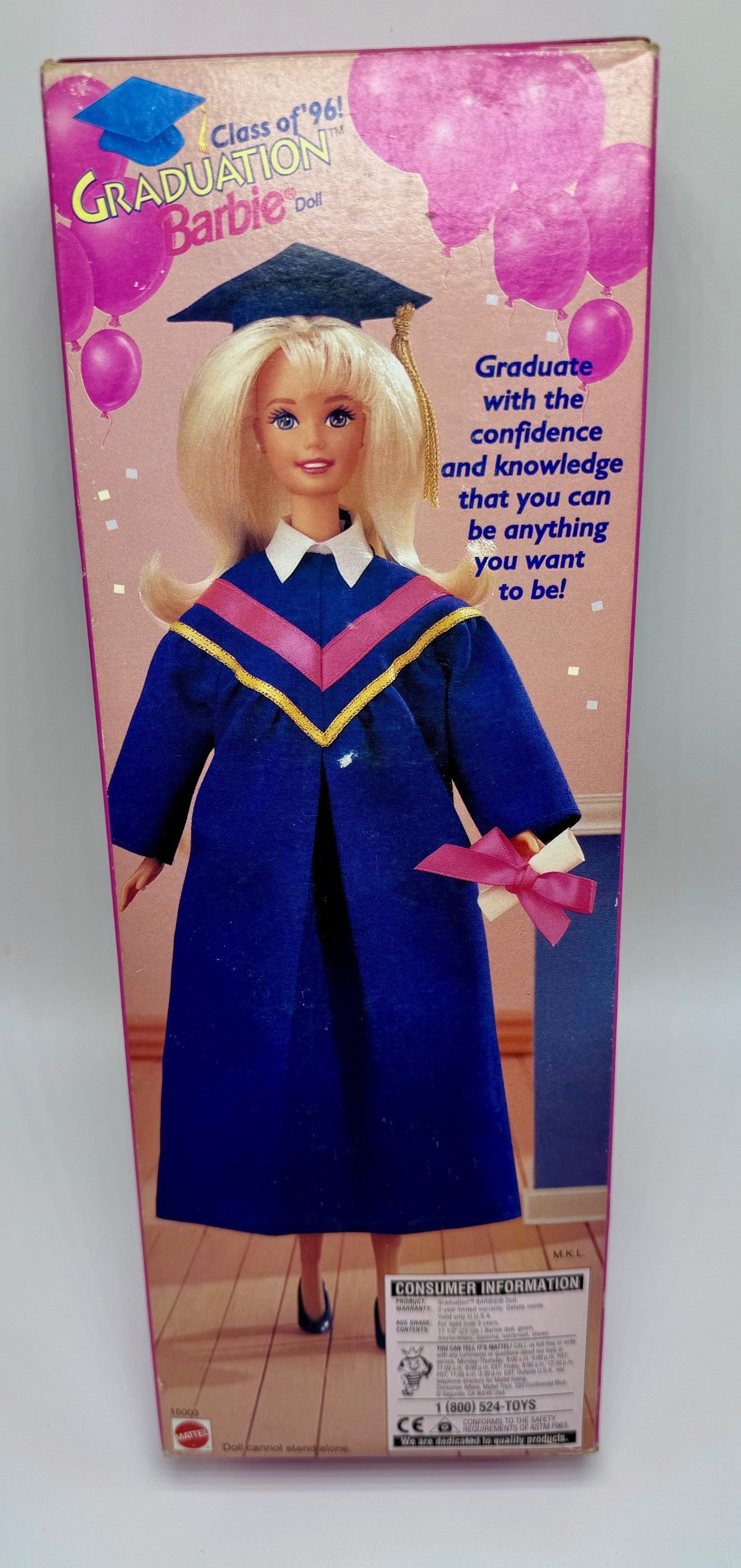 1996 Mattel  Barbie Class of '96 Graduation Doll