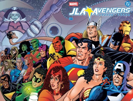 JLA/AVENGERS #1 FACSIMILE EDITION WRAPAROUND COVER