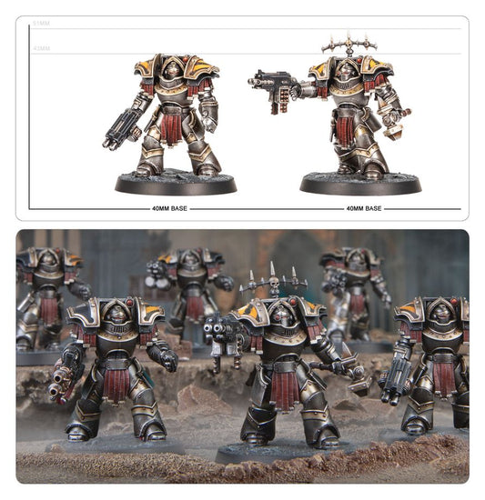 LEGIONES ASTARTES: CATAPHRACTII TERMINATORS WITH COMBI-BOLTERS AND POWER FISTS