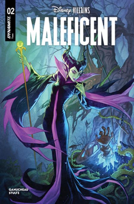 DISNEY VILLAINS MALEFICENT #2 CVR CVR B ELLERY SANTOS VAR