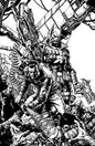 WALKING DEAD DELUXE #124 CVR E DAVID FINCH YOUNGBLOOD TEAM UP B&W VIRGIN VAR (MR)