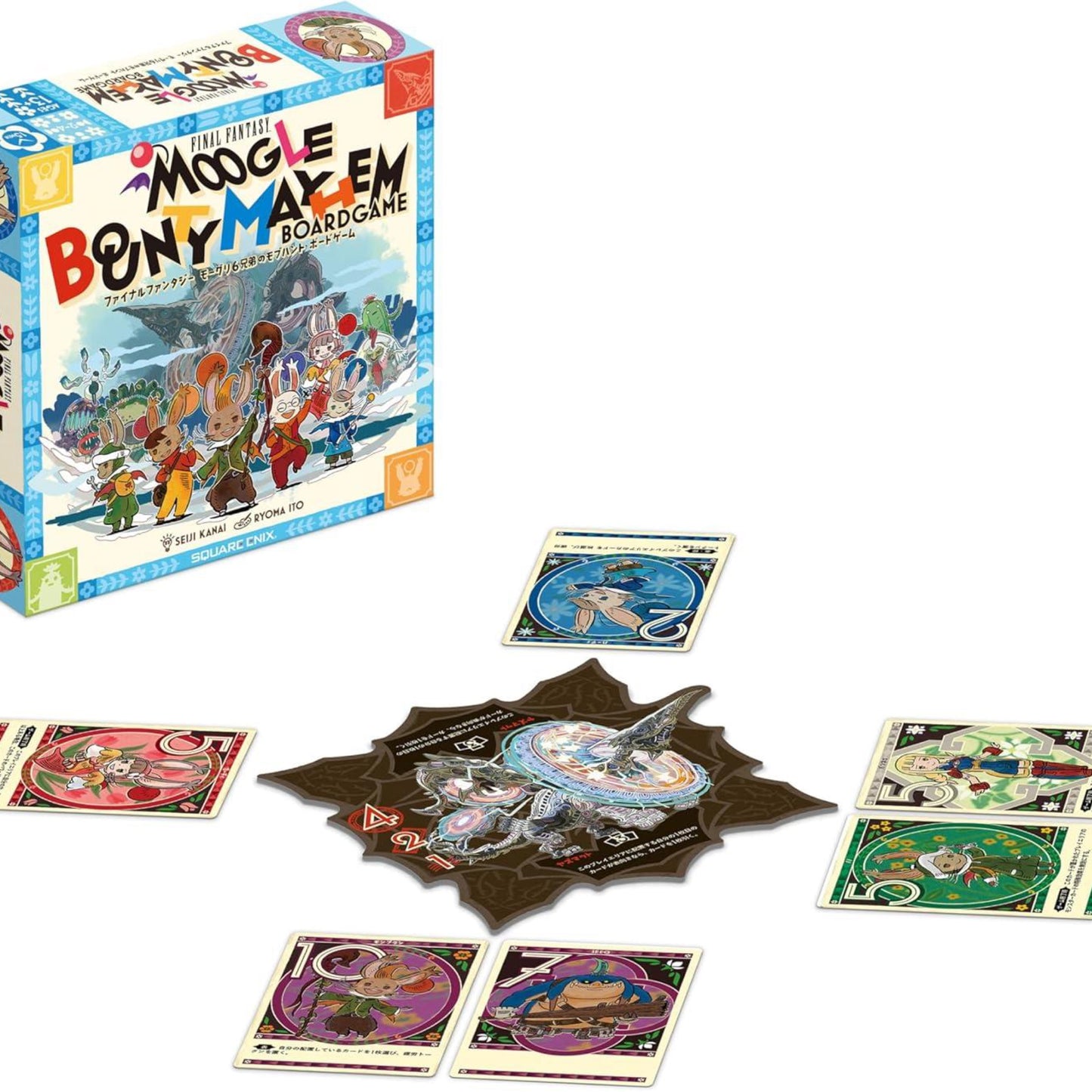 Square Enix Final Fantasy Moogle Bounty Mayhem Board Game