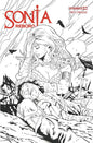 SONJA REBORN #4 CVR K GREG LAND LINE ART FOC BONUS VAR