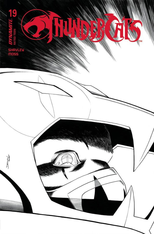 ThunderCats #19 Cover N 1:10 Declan Shalvey Black & White Variant