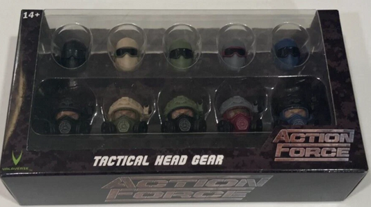VALAVERSE ACTION FORCE TACTICAL HEAD GEAR ITEMS