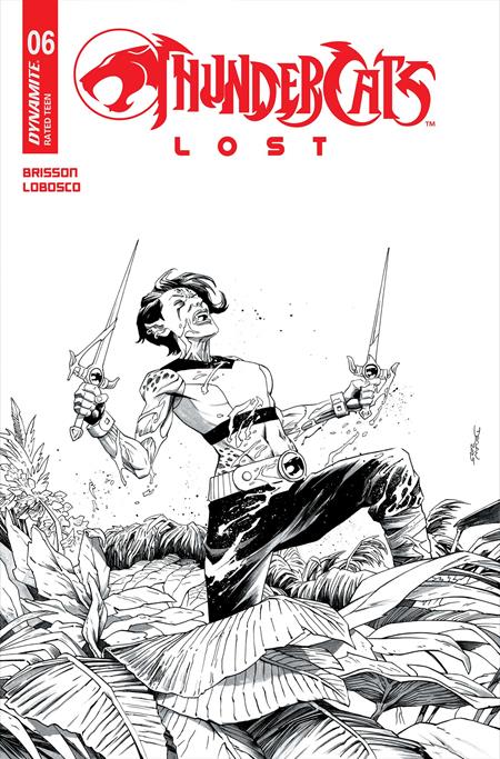 THUNDERCATS LOST #6 CVR H INC 1:10 DECLAN SHALVEY LINE ART VAR