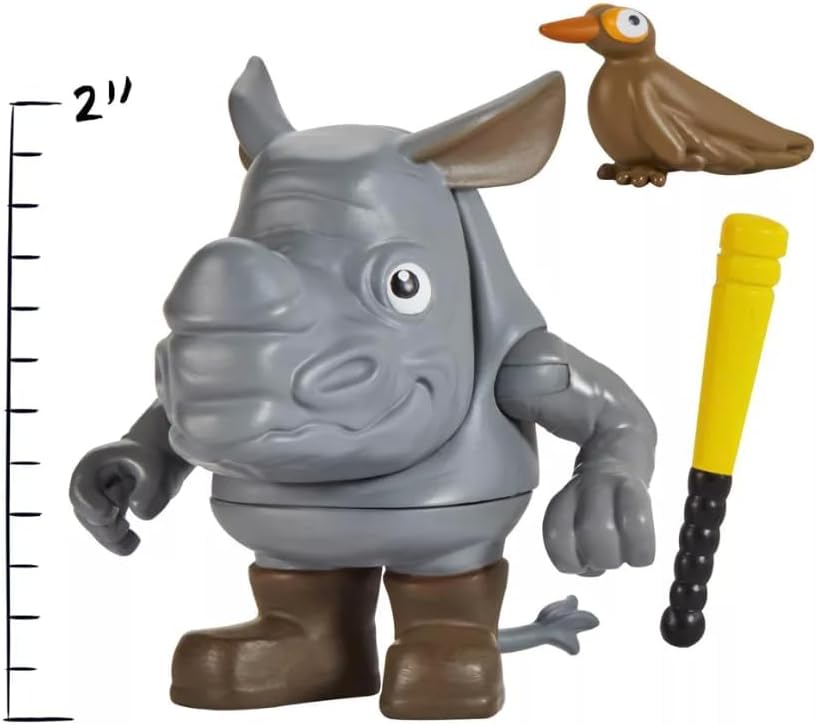 TMNT: Mutant Mayhem Movie Mutant Basic Action Figure Mix and Match Tots Bebop and Rocksteady
