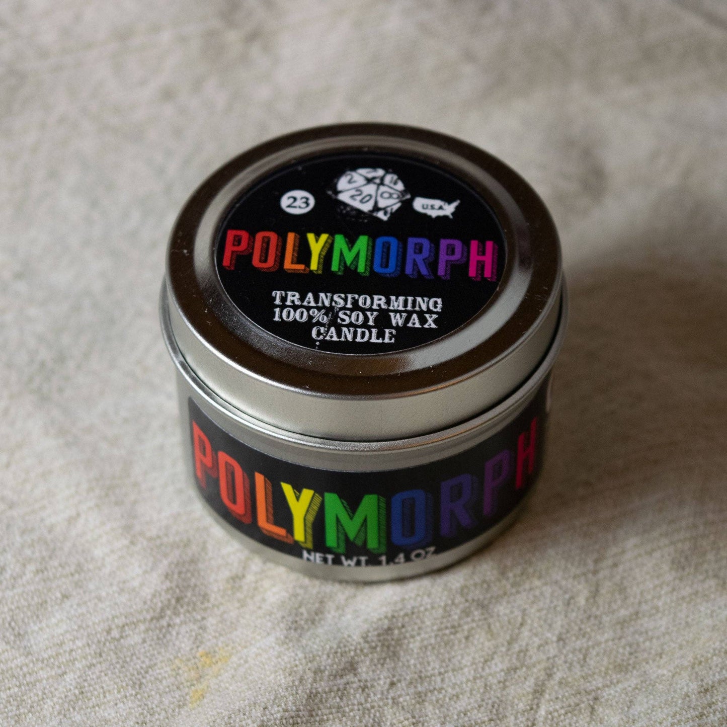 Polymorph Gaming Candle: 8oz