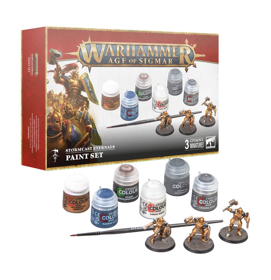 AGE OF SIGMAR: STORMCAST ETERNALS PAINT SET