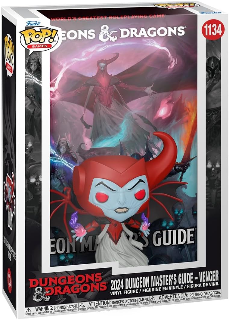 Dungeons & Dragons 2024 Dungeon Master's Guide - Venger Funko Pop! Book Cover #1134