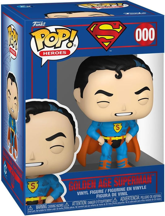 DC Comics Shield Through the Ages Golden Age Superman Funko Pop! Vinyl Figure #609