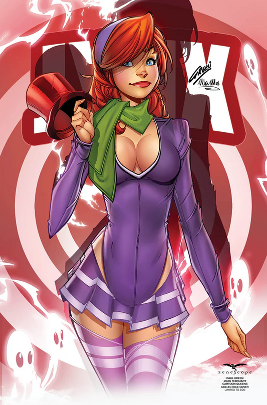 Paul Green - 2026 February Cartoon Queens Collectible Cover - LE 300