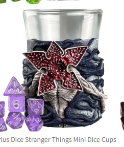 Sirius Dice Stranger Things Mini Dice Cups Demogorgon