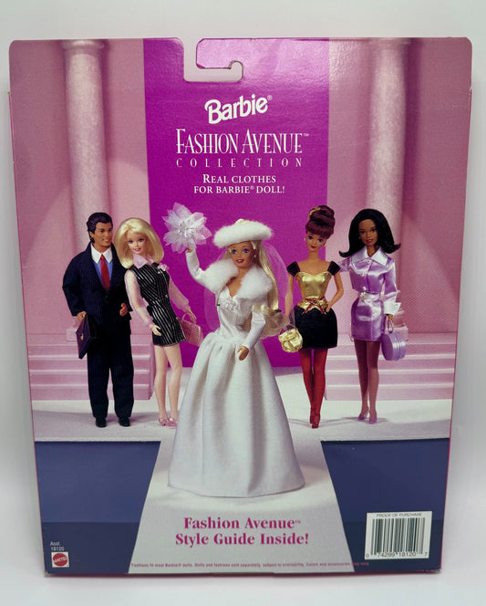 1997 MATTEL Barbie Fashion Avenue EVENINGWEAR Purple Dress