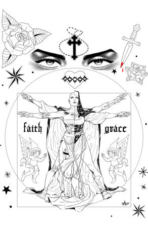 Marian Heretic #3 F Unlimited Variant (Full Art, Inks, Jaro)