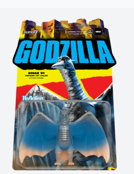 Godzilla - Toho Rodan '64 (Vintage Toy Re-Colour) Reaction Figure - 3.75 Inch