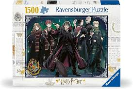 Ravensburger Harry Potter 1500 Piece Jigsaw Puzzle | Magical Puzzle Adventure | Spellbinding Artwork | Durable Eco-Friendly Materials