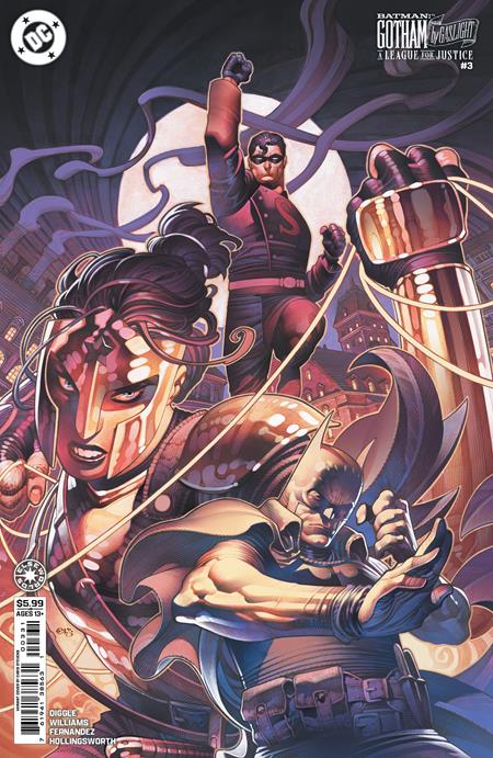 BATMAN GOTHAM BY GASLIGHT A LEAGUE FOR JUSTICE #3 (OF 6) CVR C CHRIS STEVENS CARD STOCK VAR