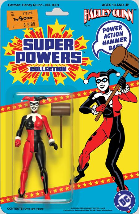 BATMAN HARLEY QUINN #1 FACSIMILE EDITION CVR B JASON GEYER & ALEX SAVIUK SUPER POWERS CARD STOCK VAR