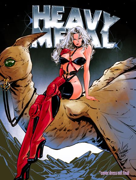 HEAVY METAL MAGAZINE #3 CVR D SVETA SHUBINA MASSIVE SELECT EXCLUSIVE VAR (MR) Limited to 2000 Copies Allocations May Occur