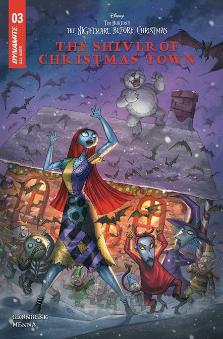 TIM BURTONS THE NIGHTMARE BEFORE CHRISTMAS THE SHIVER OF CHRISTMAS TOWN #3 CVR C ALAN QUAH VAR