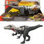 Mattel Jurassic World Rebirth Gigantic Thrashers Dinosaur Figure, Chilantalsaurus Large Species Toy, 2 Rampage Attacks