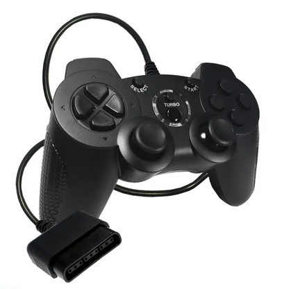 PS2 Wired DOUBLE-SHOCK 2 Controller (BLACK)