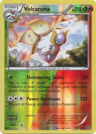Volcarona-XY - Steam Siege-Rare-Reverse Holofoil